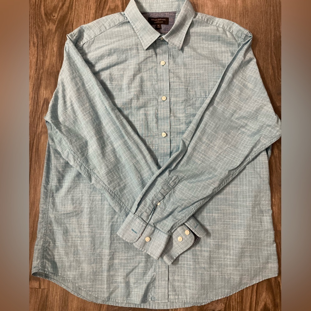 Banana Republic Men’s Soft Wash Slim Fit‎ XL Button Down Shirt